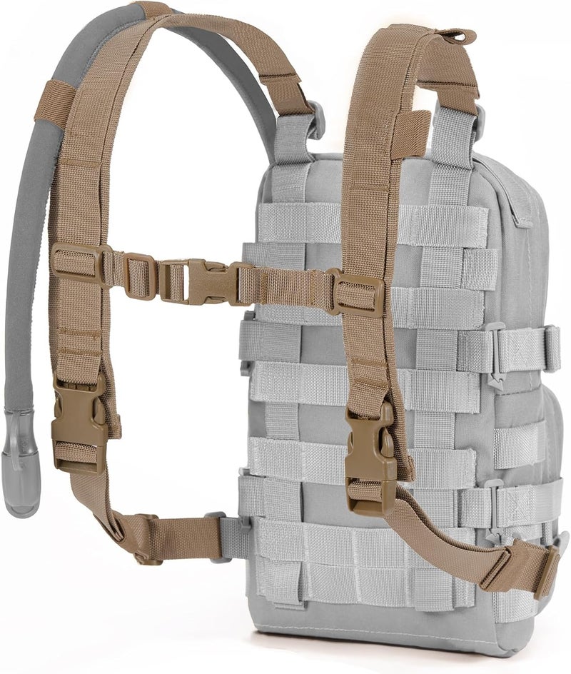 CLTAC Tactical Small MOLLE Hydration Pack Outdoor Water Bladder Carrier Pack for Vest Backpack - Image 1